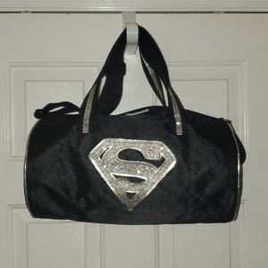 DC Comics Superman black duffel bag